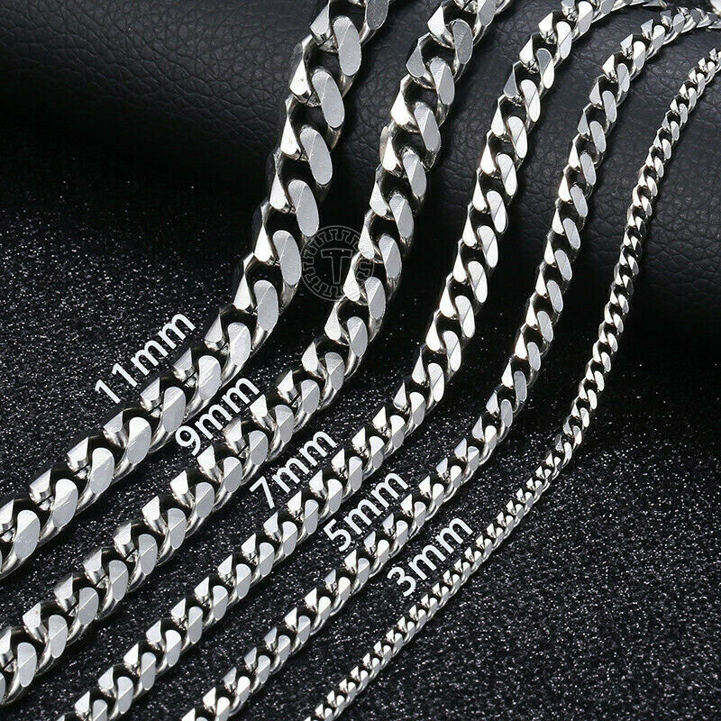 Necklace Stainless Steel Silver Chain